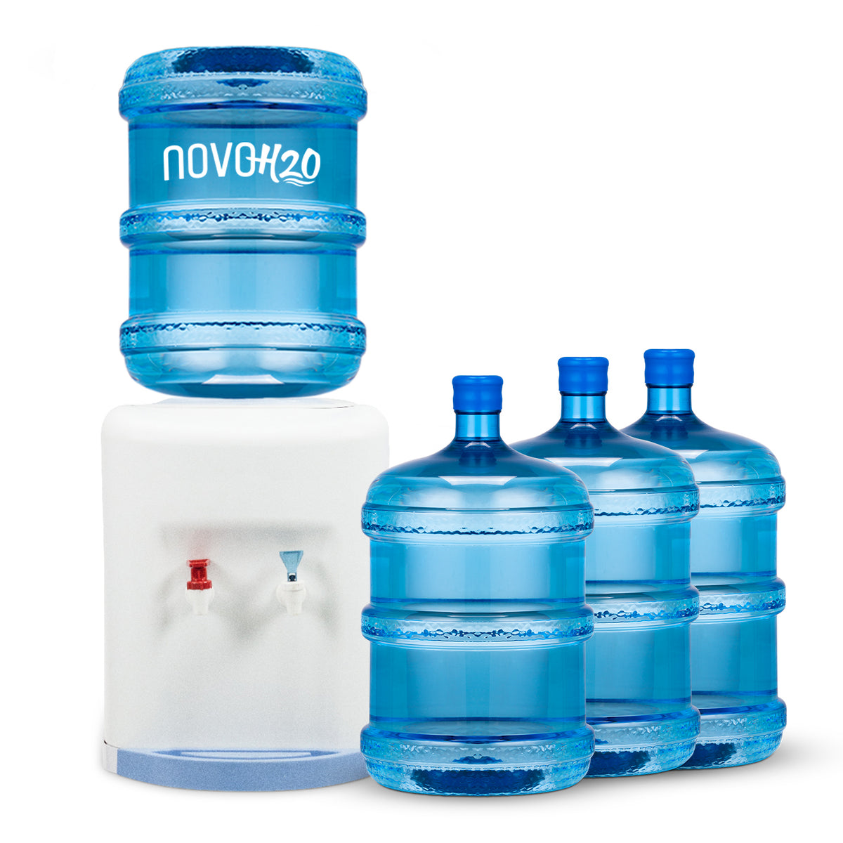 Benchtop Water Cooler (+ 4 free 15L bottles) - &lt;strong&gt; Annual Hire &lt;/strong&gt;