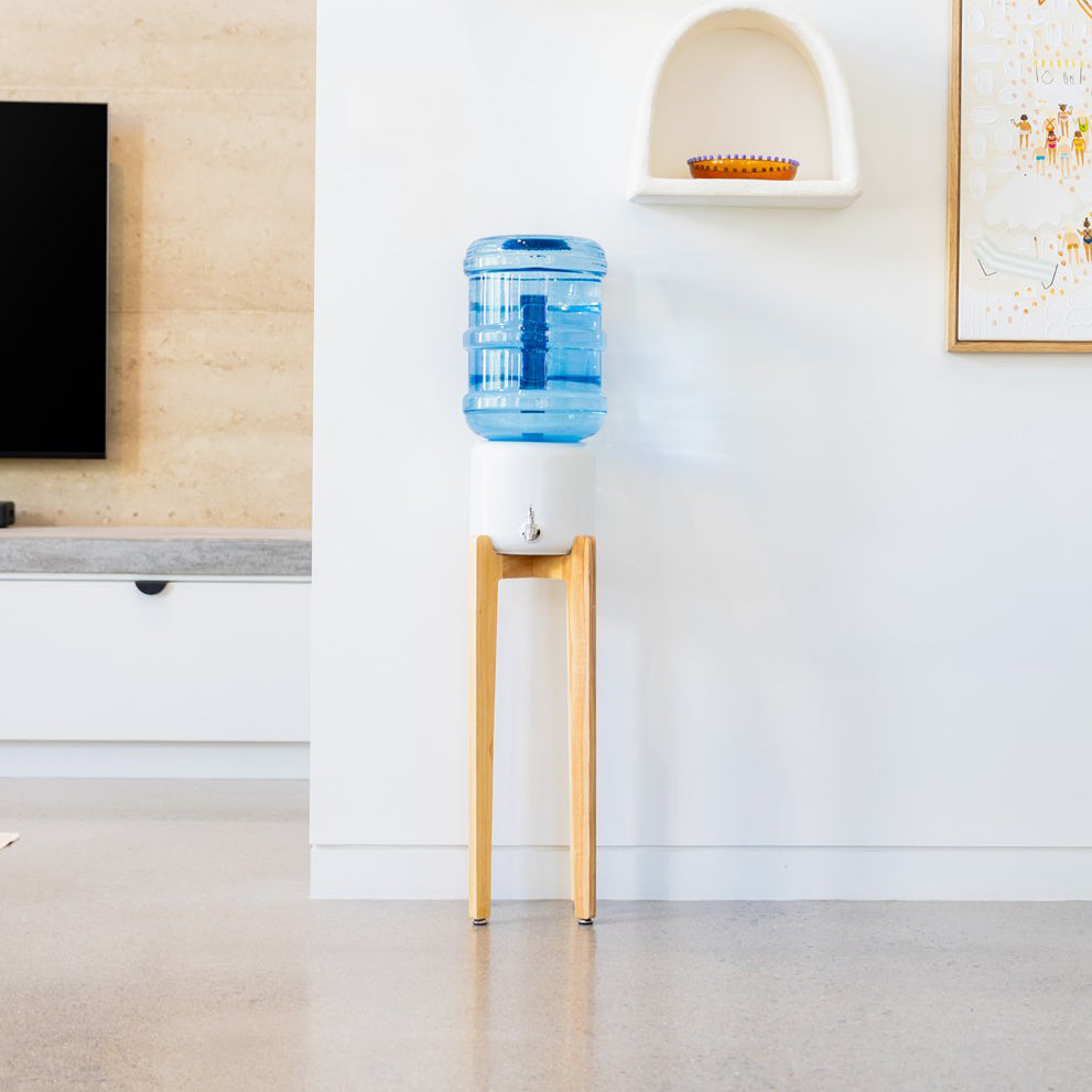 Premium Ceramic Dispenser – “Wonder Well - Lily” (Dispenser + 3 bottles)