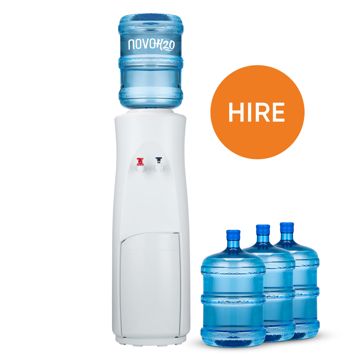 Water Cooler (+ 4 free 15L bottles) - &lt;strong&gt;Annual Hire&lt;/strong&gt;
