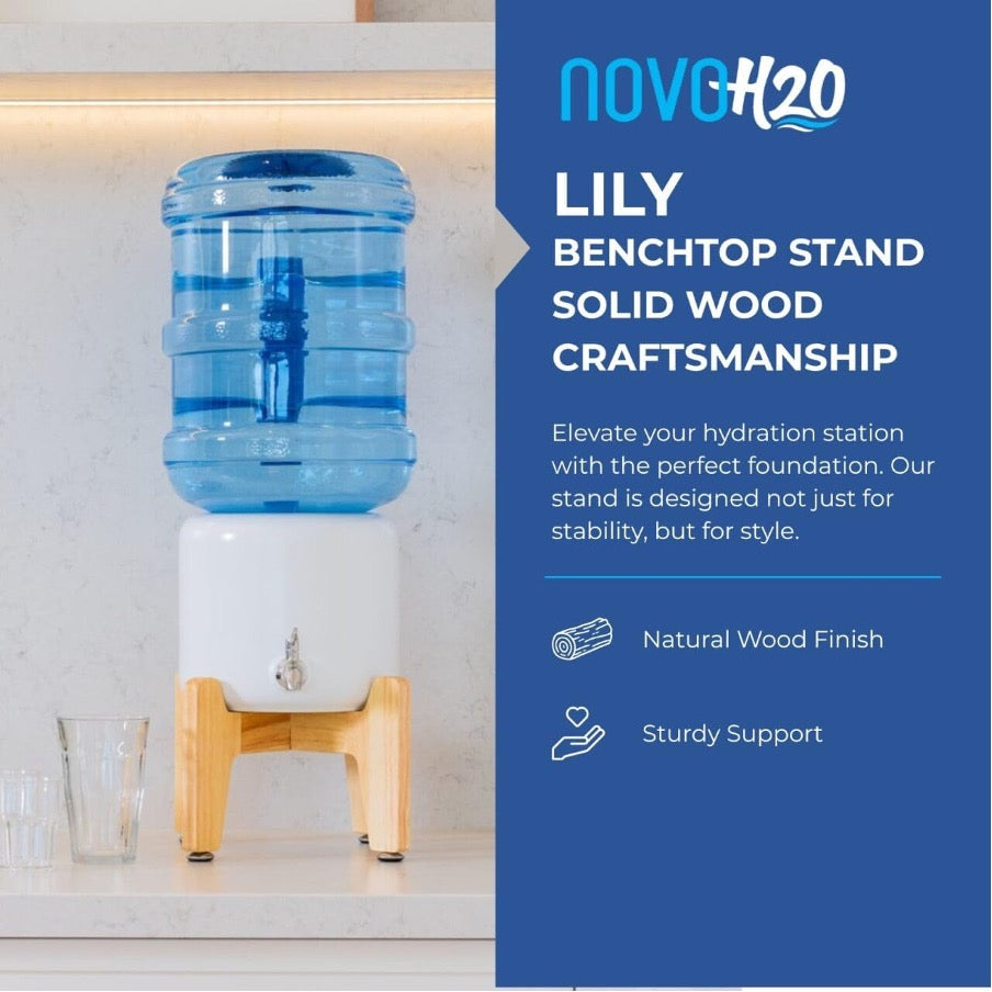 Premium Ceramic Dispenser – “Wonder Well - Lily”