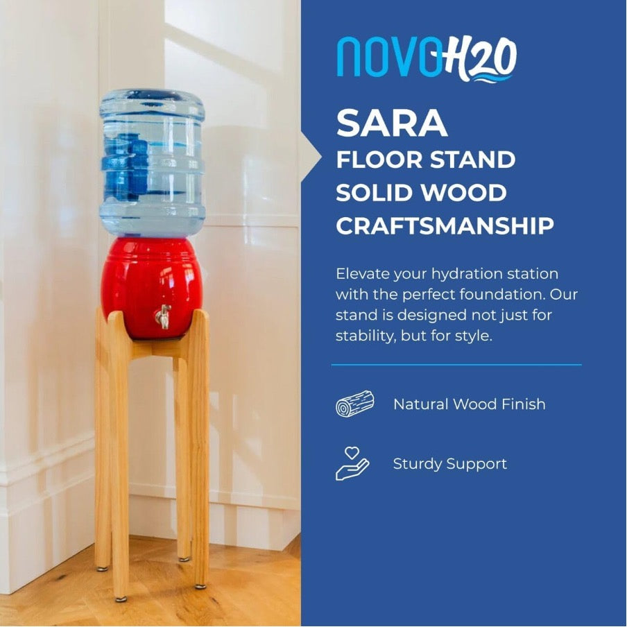 Premium Ceramic Dispenser – “Wonder Well - Sara” (Dispenser + 3 bottles)