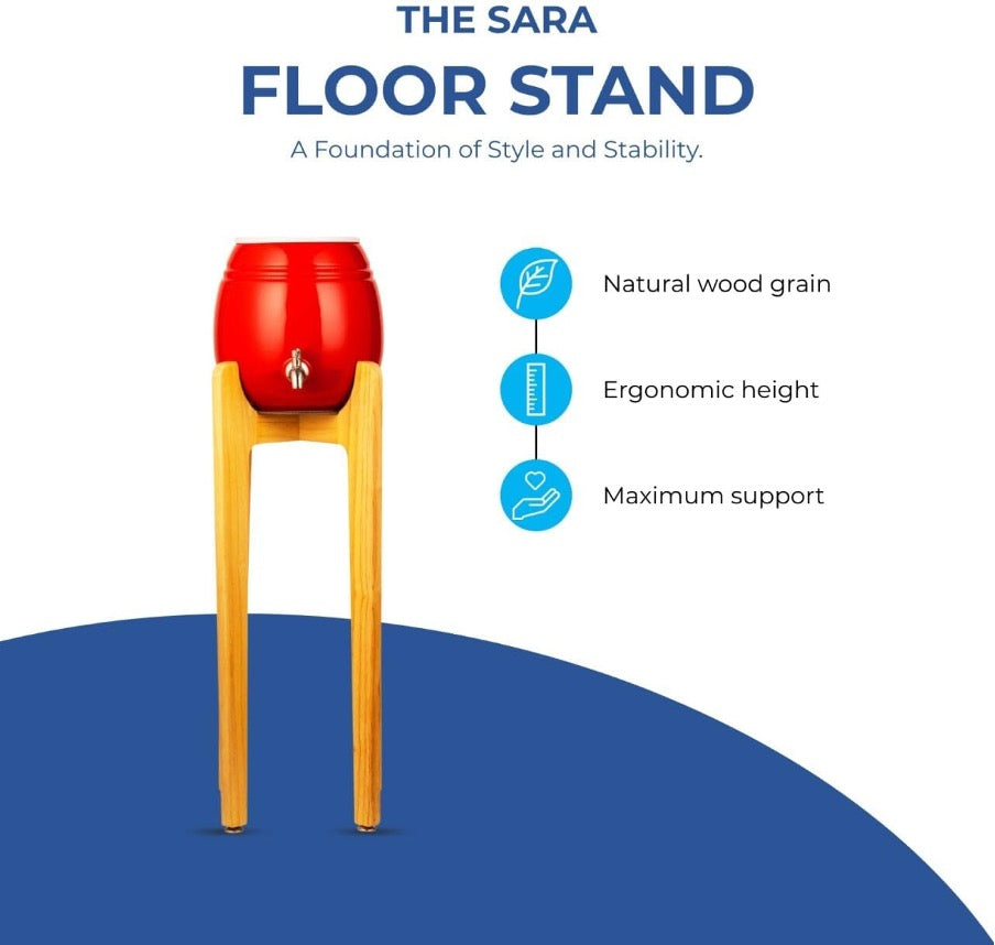 Premium Ceramic Dispenser – “Wonder Well - Sara” (Dispenser + 3 bottles)
