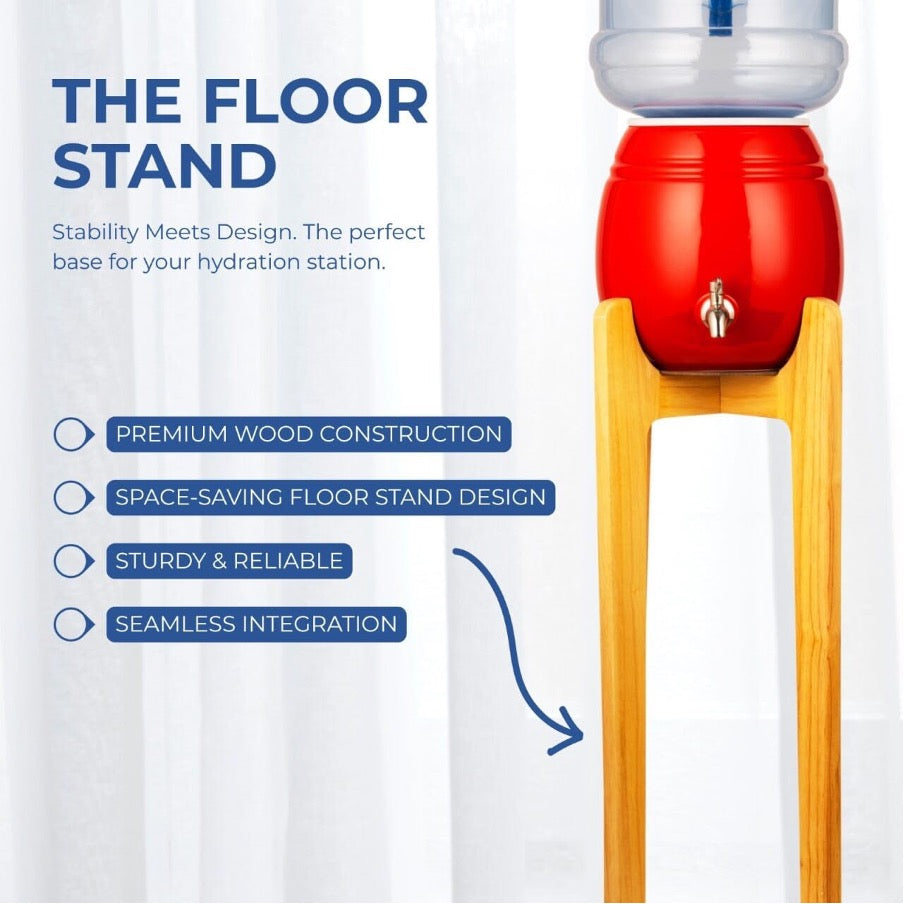 Premium Ceramic Dispenser – “Wonder Well - Sara” (Dispenser + 3 bottles)