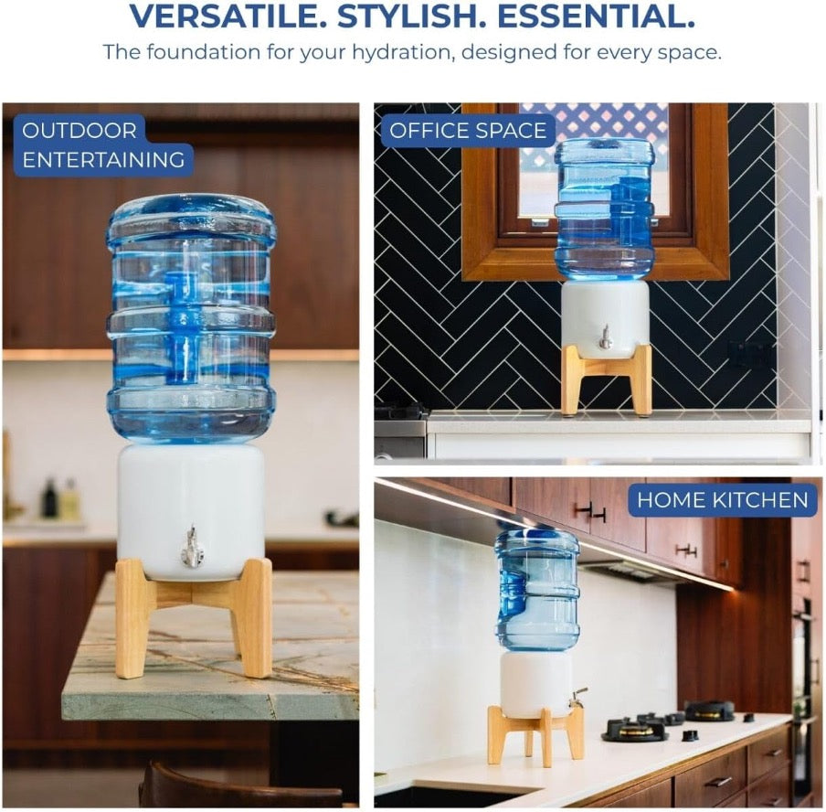 Premium Ceramic Dispenser – “Wonder Well - Lily”