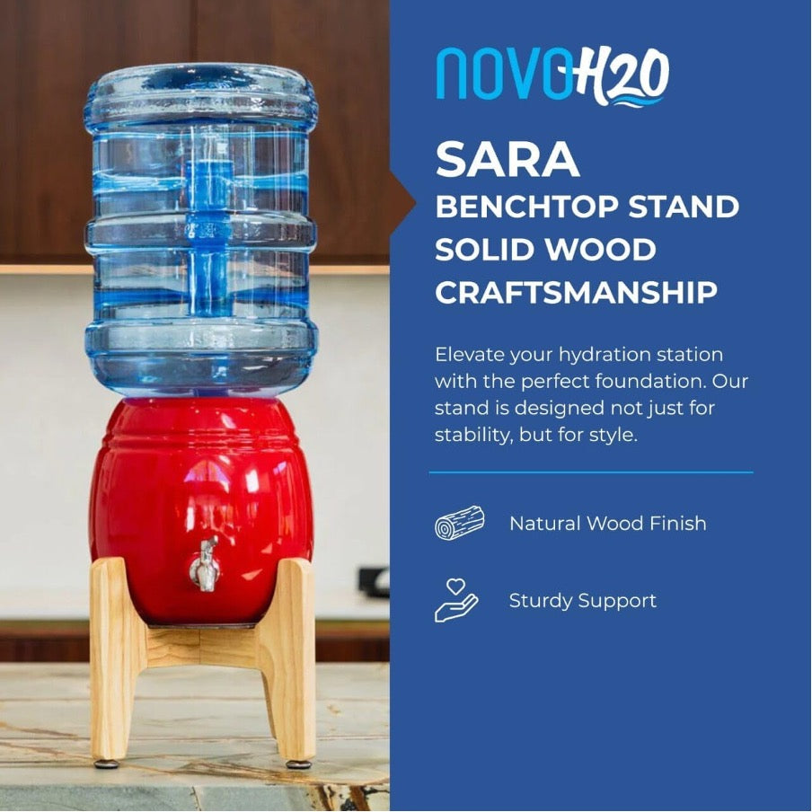 Premium Ceramic Dispenser – “Wonder Well - Sara” (Dispenser + 3 bottles)