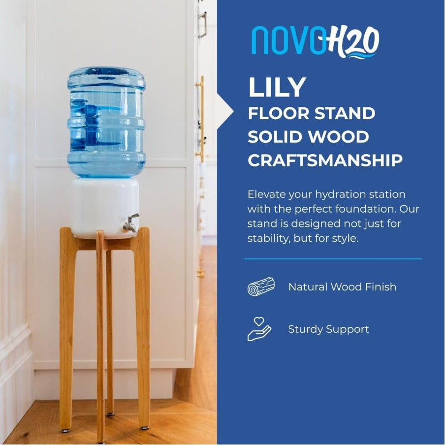 Premium Ceramic Dispenser – “Wonder Well - Lily”