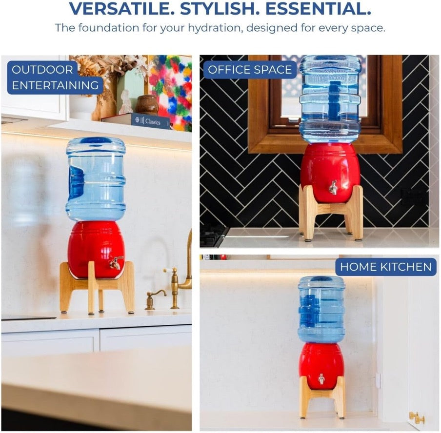 Premium Ceramic Dispenser – “Wonder Well - Sara” (Dispenser + 3 bottles)