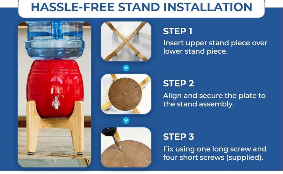 Premium Ceramic Dispenser – “Wonder Well - Sara” (Dispenser + 3 bottles)