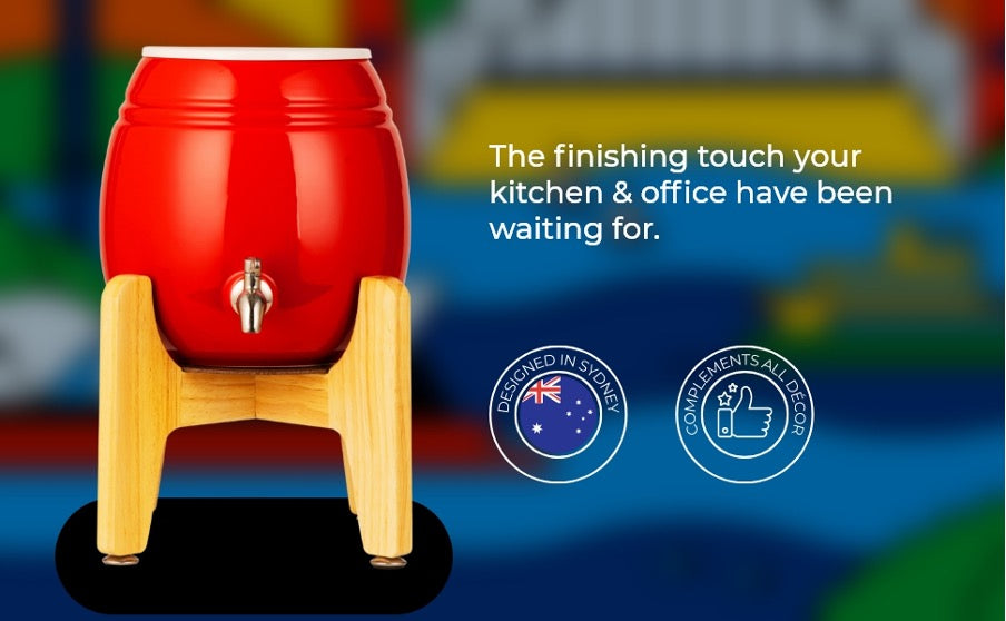 Premium Ceramic Dispenser – “Wonder Well - Sara” (Dispenser + 3 bottles)