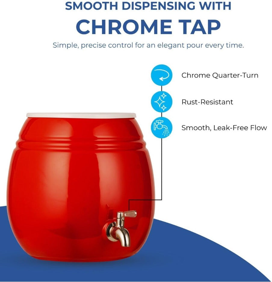 Premium Ceramic Dispenser – “Wonder Well - Sara” (Dispenser + 3 bottles)