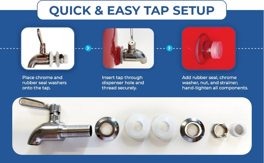 Premium Ceramic Dispenser – “Wonder Well - Sara” (Dispenser + 3 bottles)