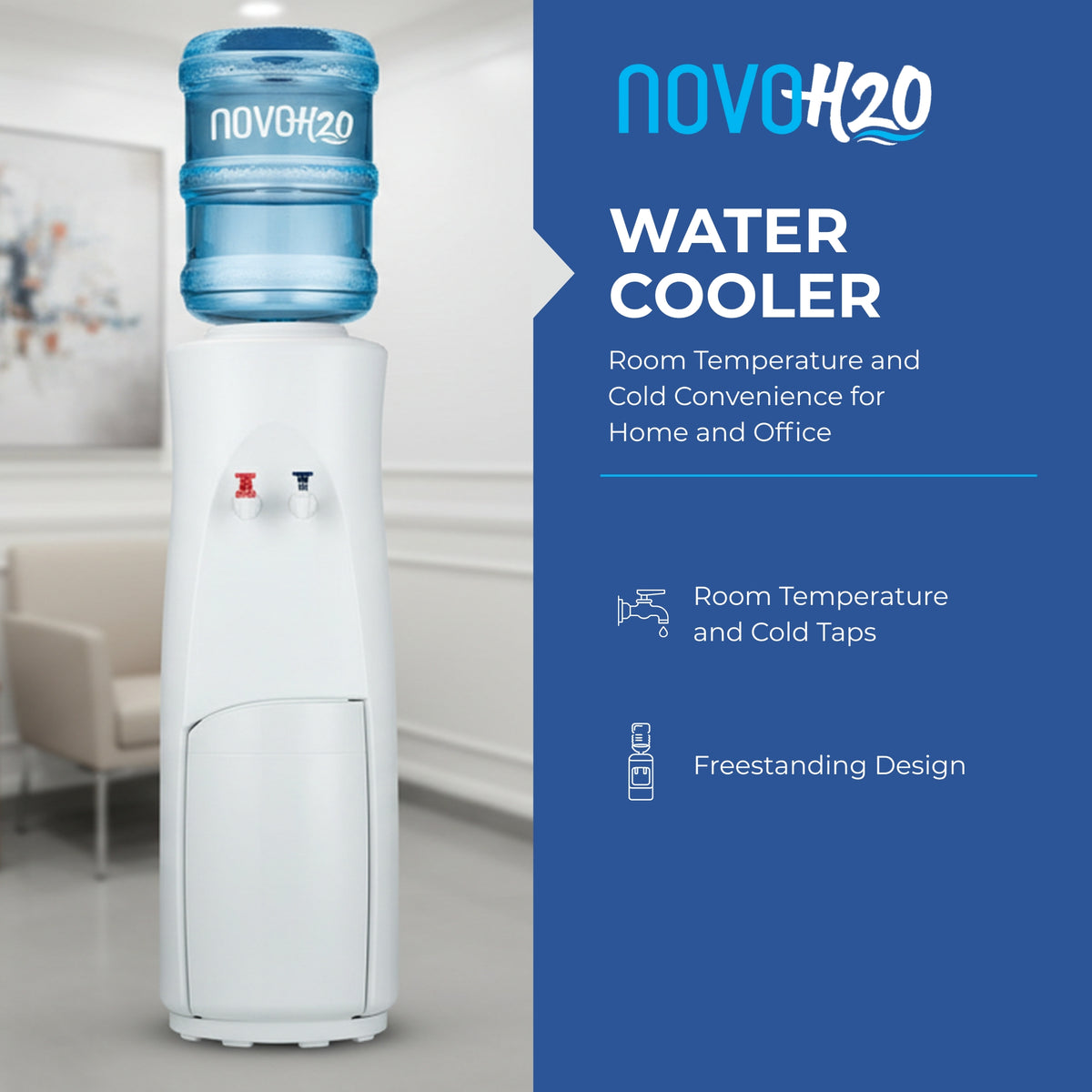 Water Cooler (+ 4 free 15L bottles) - <strong>Annual Hire</strong>