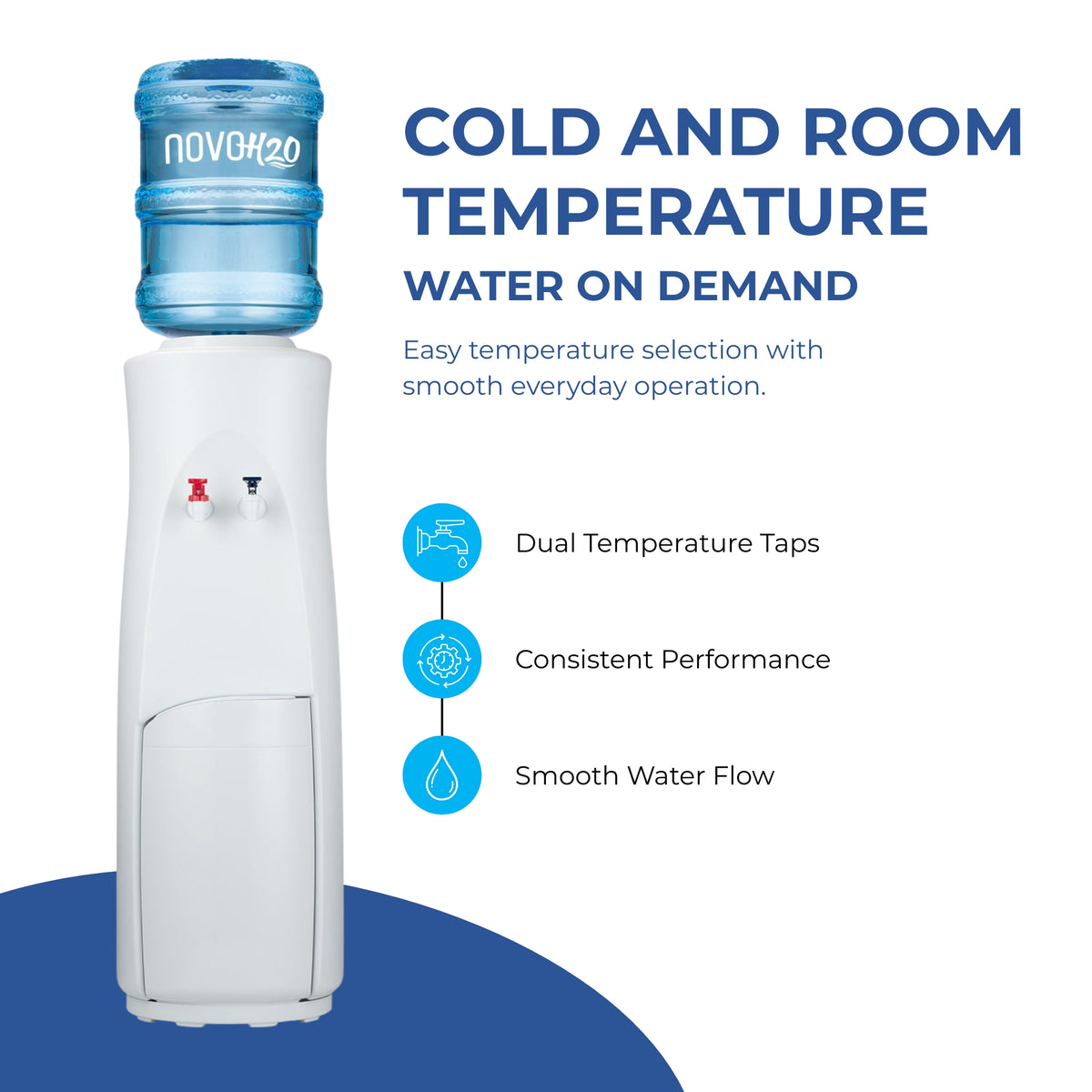 Water Cooler (+ 4 free 15L bottles) - <strong>Annual Hire</strong>