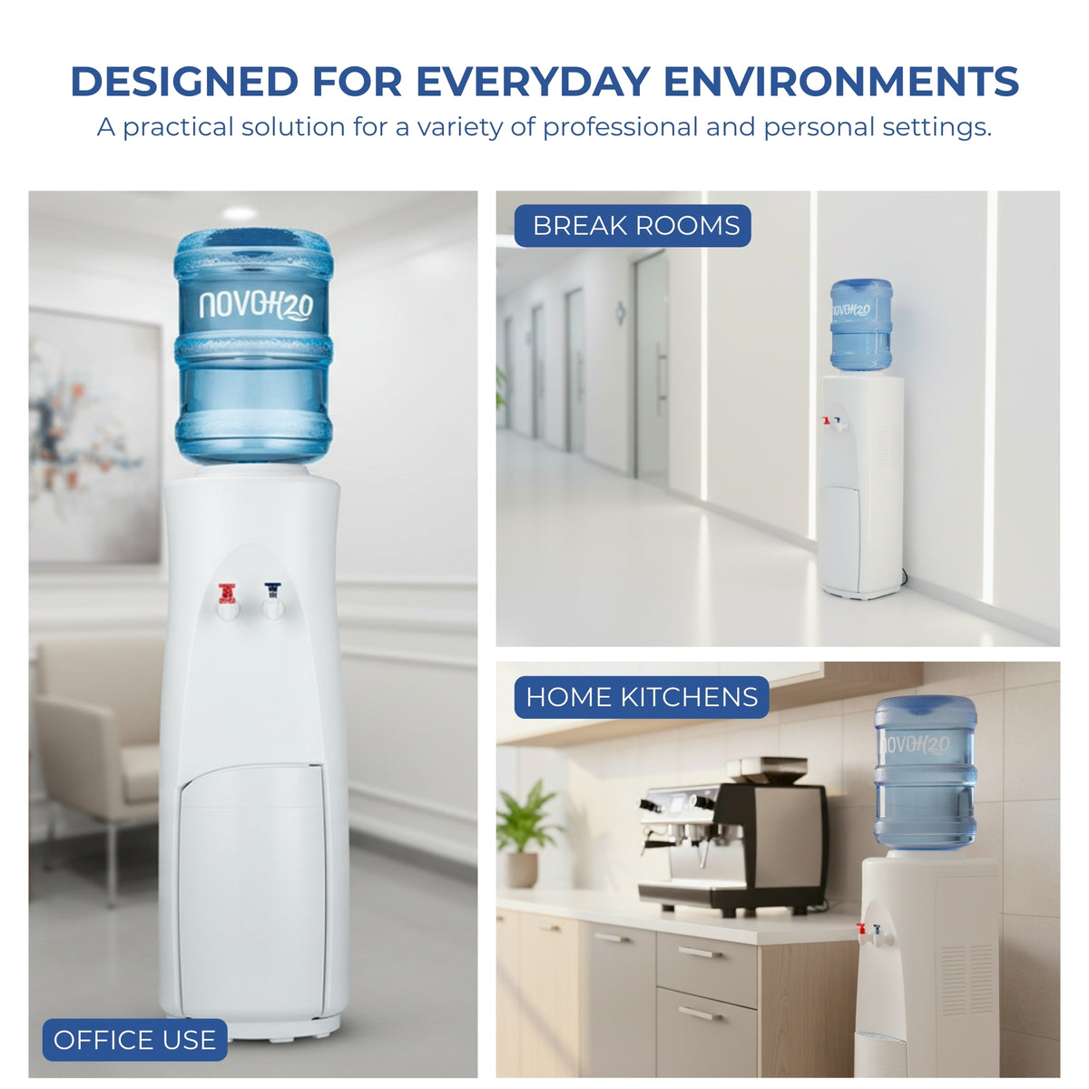 Water Cooler (+ 4 free 15L bottles) - <strong>Annual Hire</strong>
