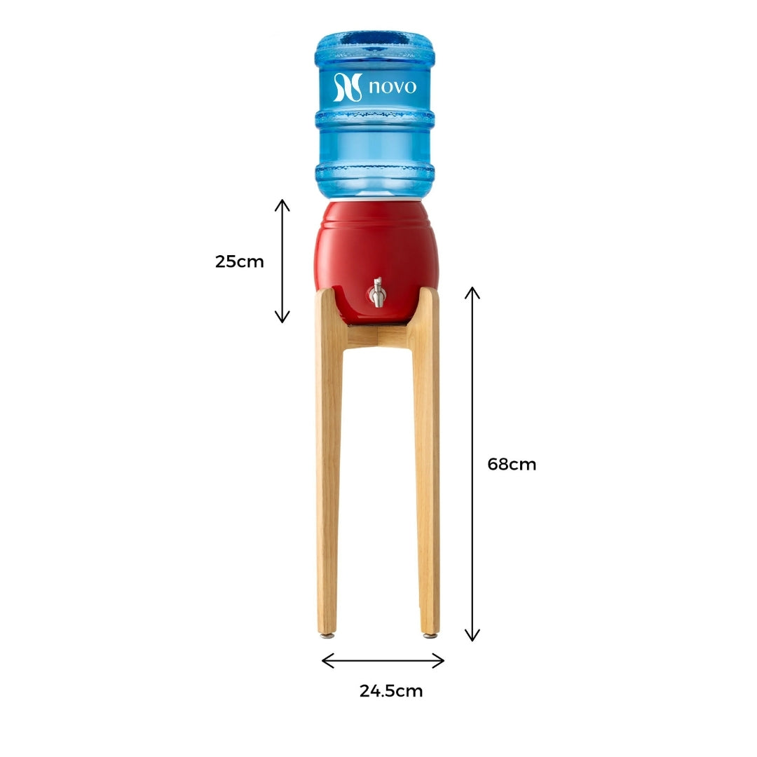 Premium Ceramic Dispenser – “Wonder Well - Sara” (Dispenser + 3 bottles)