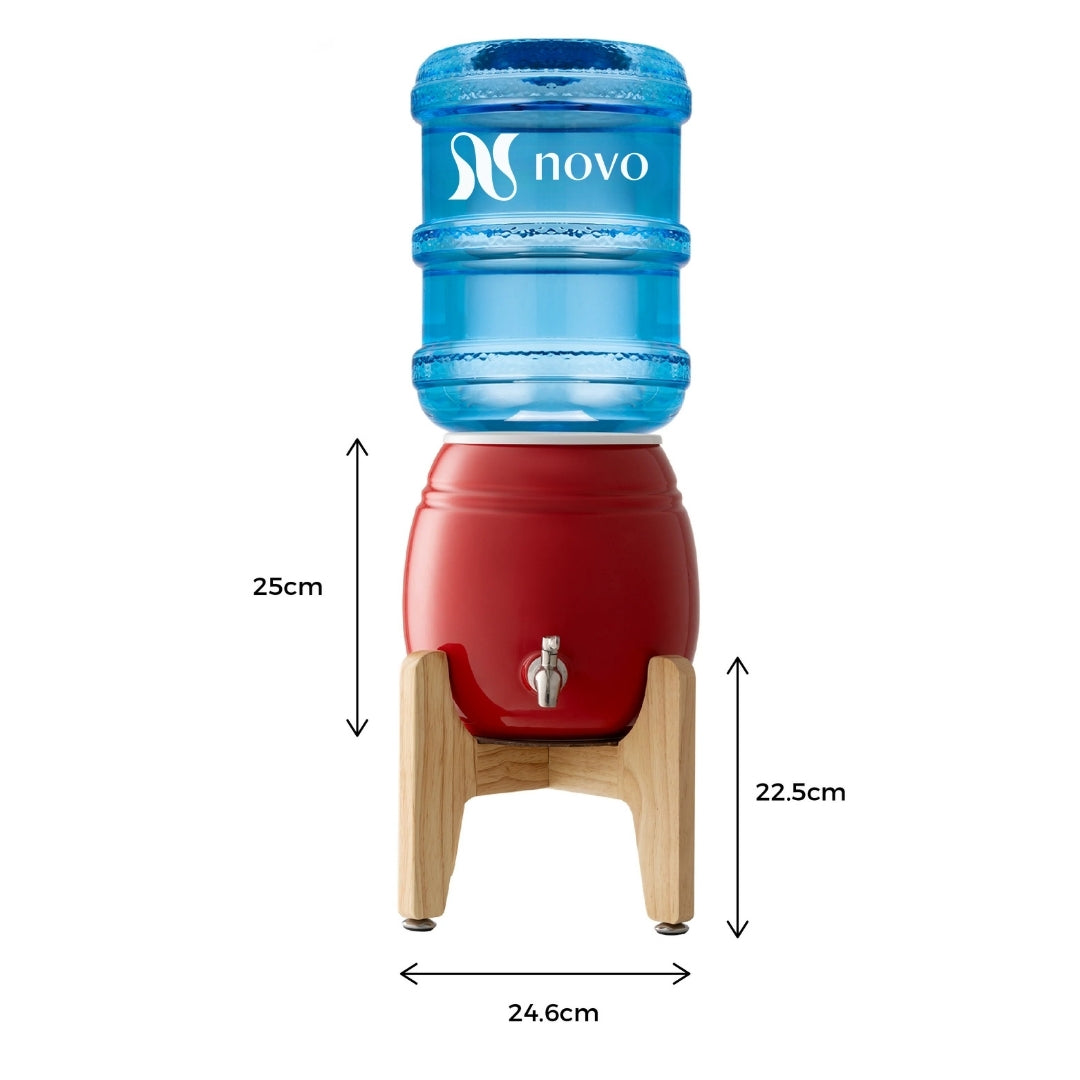 Premium Ceramic Dispenser – “Wonder Well - Sara” (Dispenser + 3 bottles)